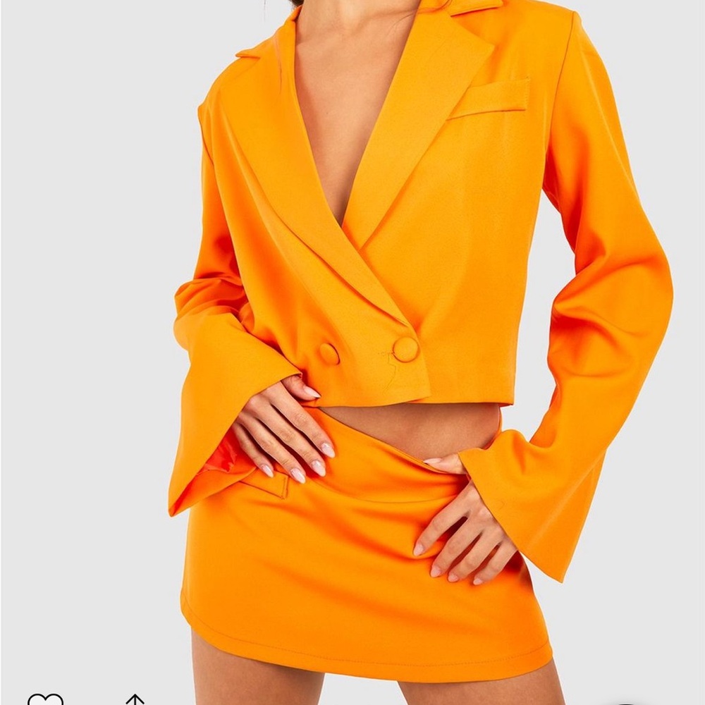 Mini Tailored skirt and crop blazer